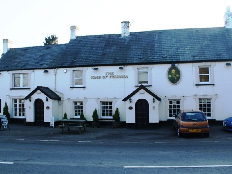 King of Prussia at Penpergwm. (Pub, External). Published on 28-04-2012