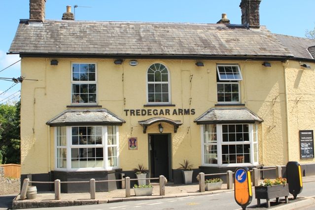 Tredegar Arms at Shirenewton. (Pub, External). Published on 28-04-2012
