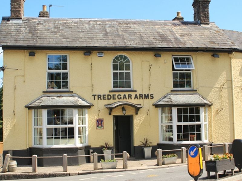 Tredegar Arms at Shirenewton. (Pub, External). Published on 28-04-2012