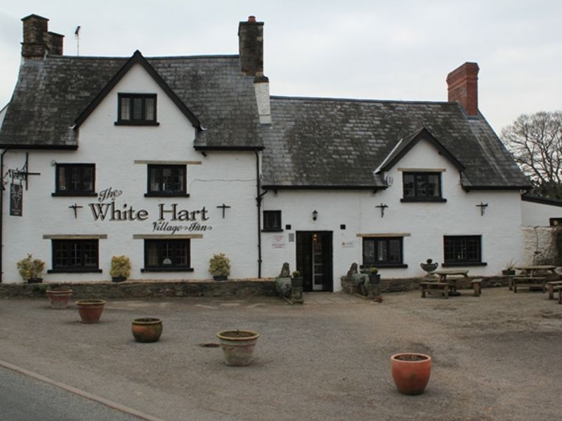White Hart at Llangybi. (Pub, External). Published on 28-04-2012