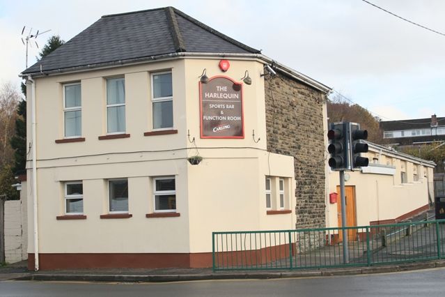 Harlequin Club at Blackwood. (Pub, External). Published on 28-04-2012