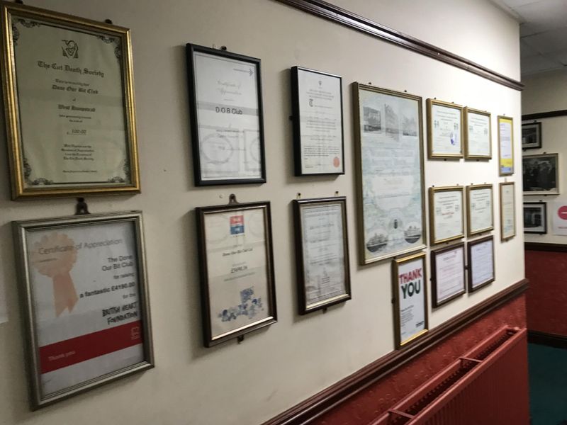 DOB Club June 2021 - awards wall. (Pub, Bar). Published on 25-06-2021
