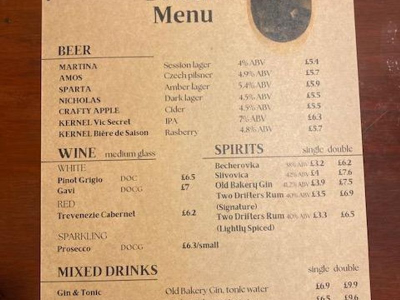 Beer List July 2024. (Pub, Bar). Published on 16-07-2024