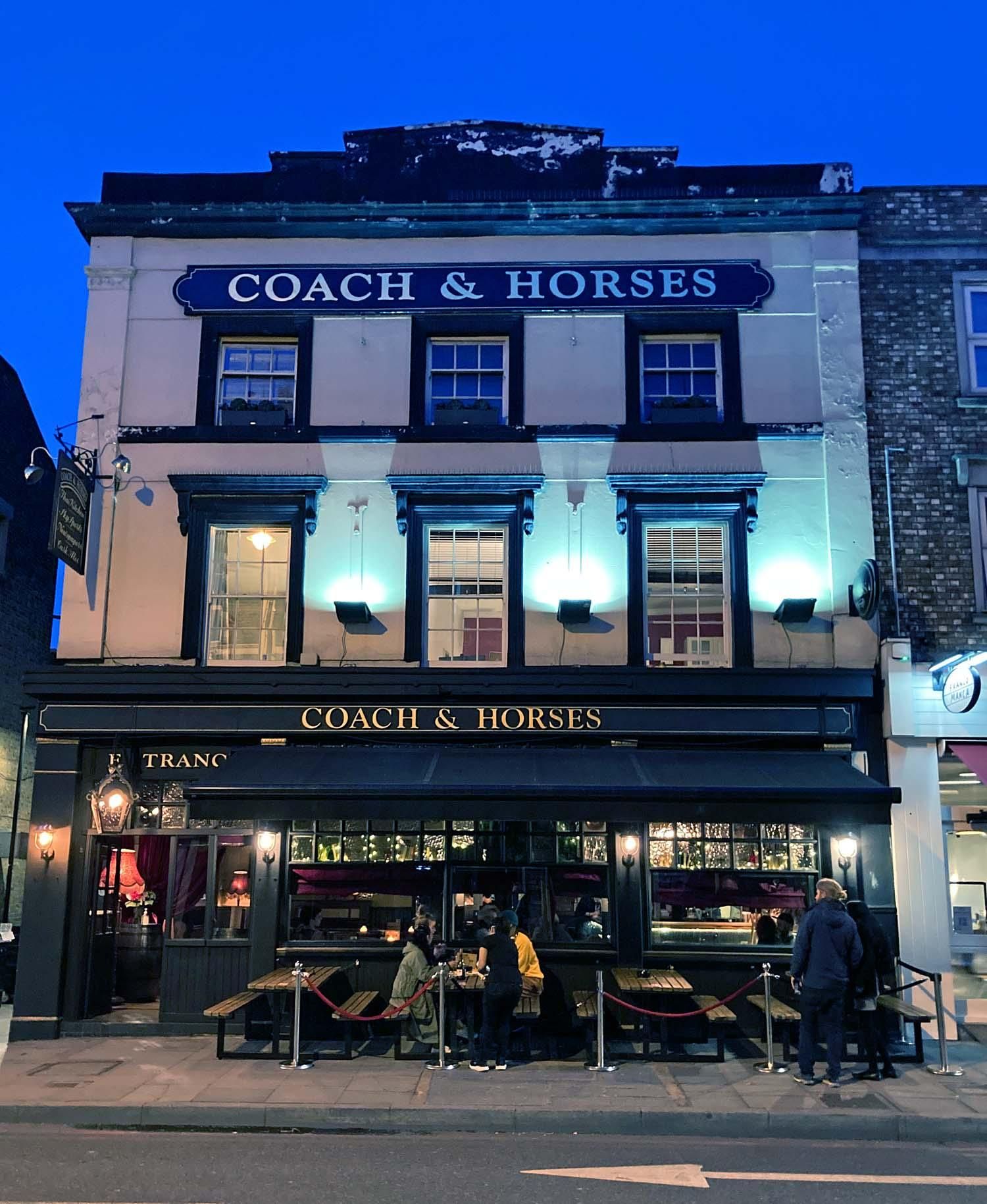 Exterior at night June 2025. (Pub, External, Key). Published on 07-06-2025
