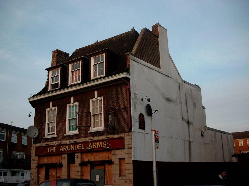 The Arundel Arms - 24th Feb 2003. (Pub, External, Bar, Sign). Published on 25-06-2021