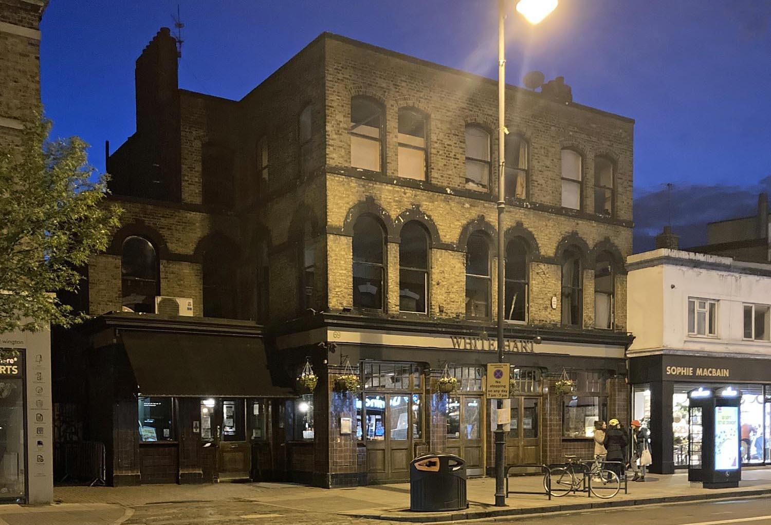 Pub at night Aug 2025. (Pub, External, Key). Published on 01-09-2025