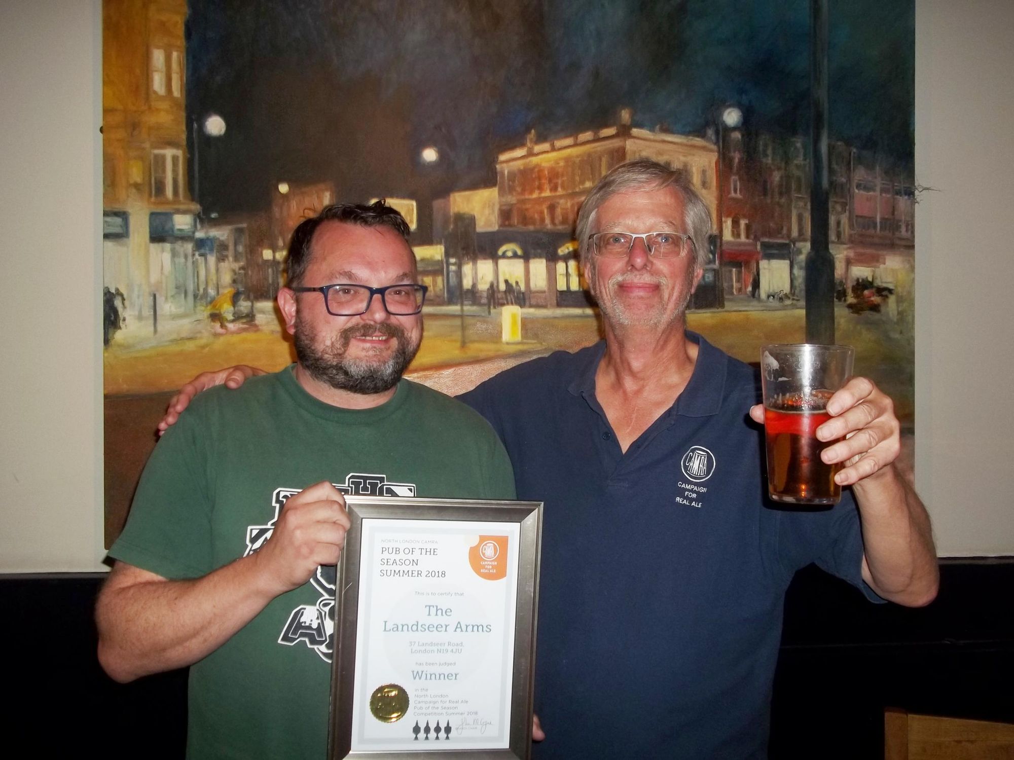 Taken August 2018. (Publican, Branch, Award). Published on 15-08-2018