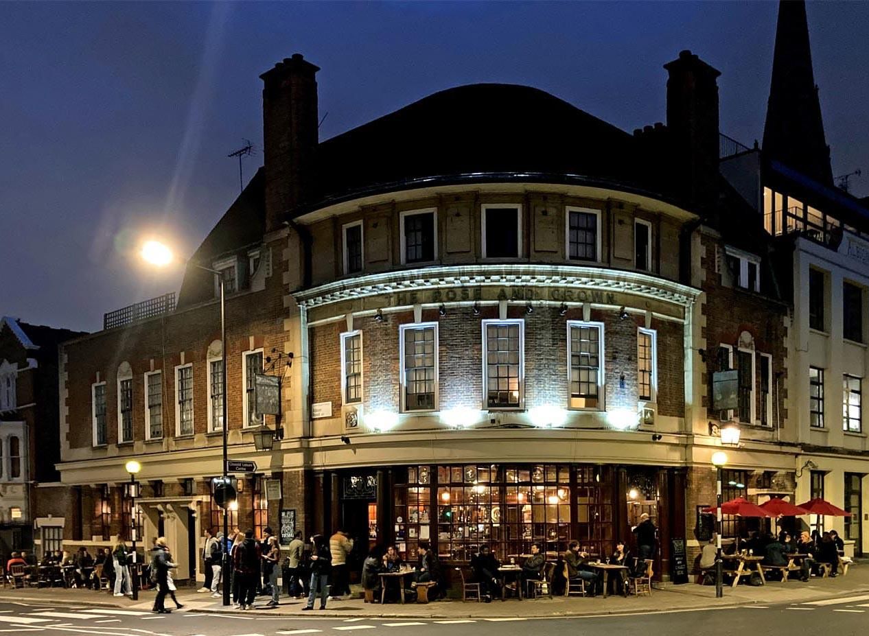 Pub at night Aug 2025. (Pub, External, Key). Published on 01-09-2025