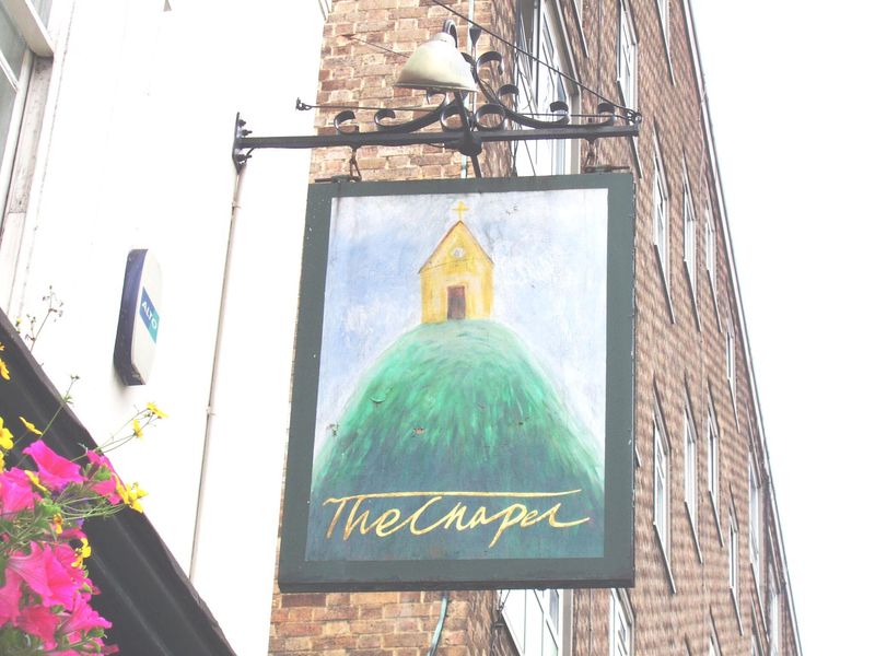 Chapel NW1-sign June 2018. (Pub, External, Sign). Published on 10-06-2018