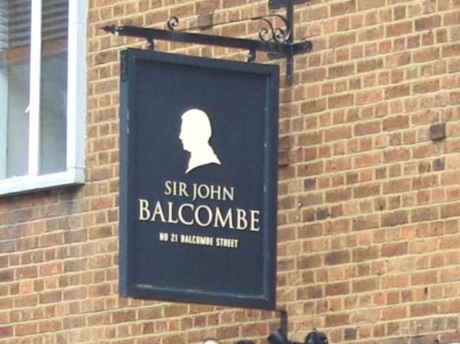 Sir John Balcombe-2 Sept 2023. (Pub, Sign). Published on 18-09-2023