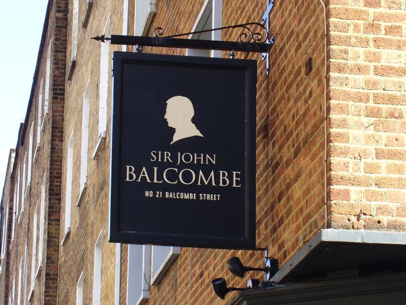 Sir John Balcombe-2 Apr 2024. (Pub, External, Sign). Published on 21-04-2024 