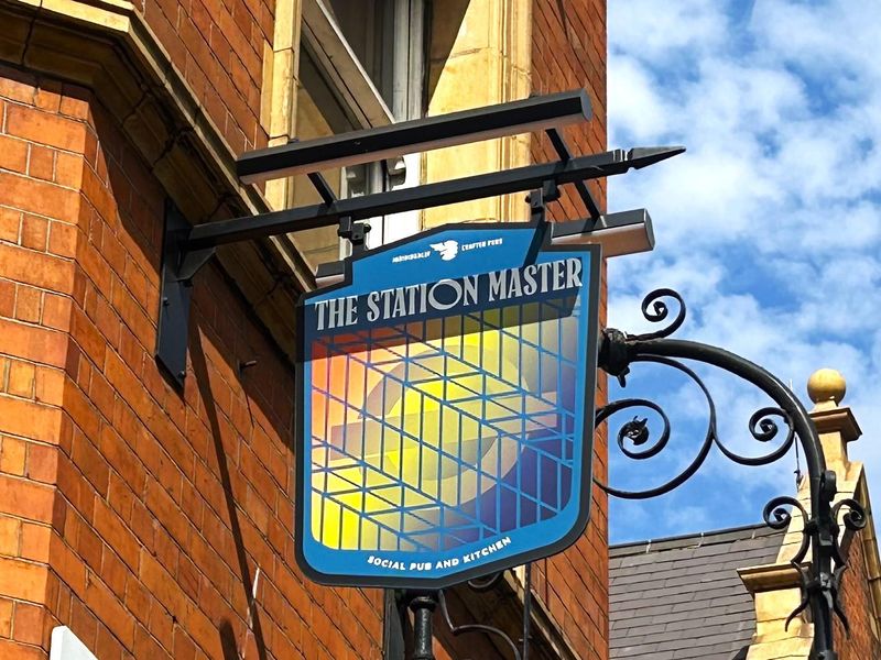 Station Master-2 July 2026. (Pub, External, Sign). Published on 28-07-2026