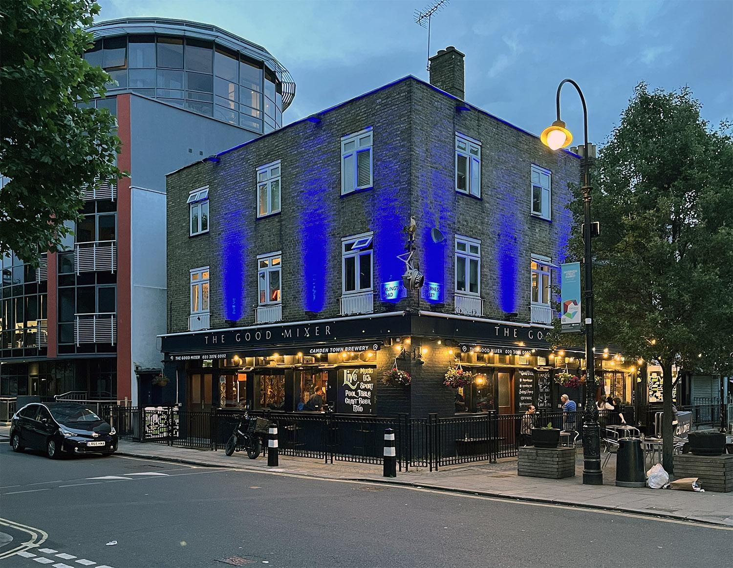 Exterior at night June 2025. (Pub, External, Key). Published on 07-06-2025