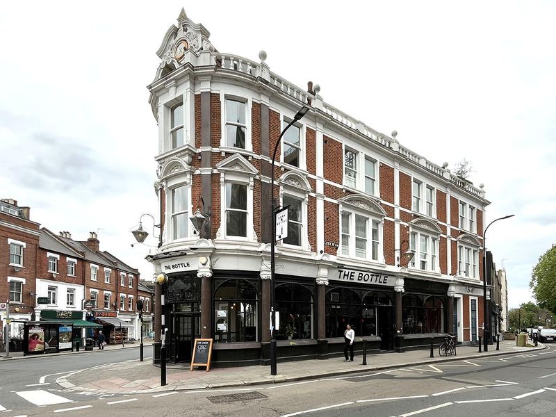 Exterior May 2025 still showing The Bottle signage. (Pub, External, Key). Published on 28-05-2025 