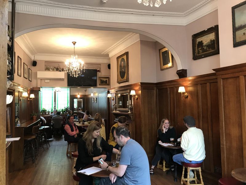 Magdala Hampstead Heath May 2021 - bar area. (Pub, Bar, Customers). Published on 25-06-2021