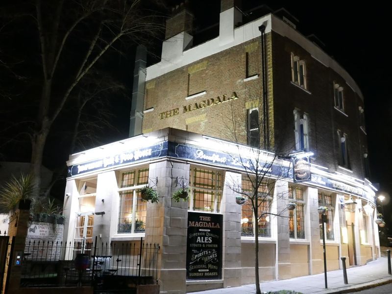 The Magdala at Night. (Pub, External). Published on 07-01-2022