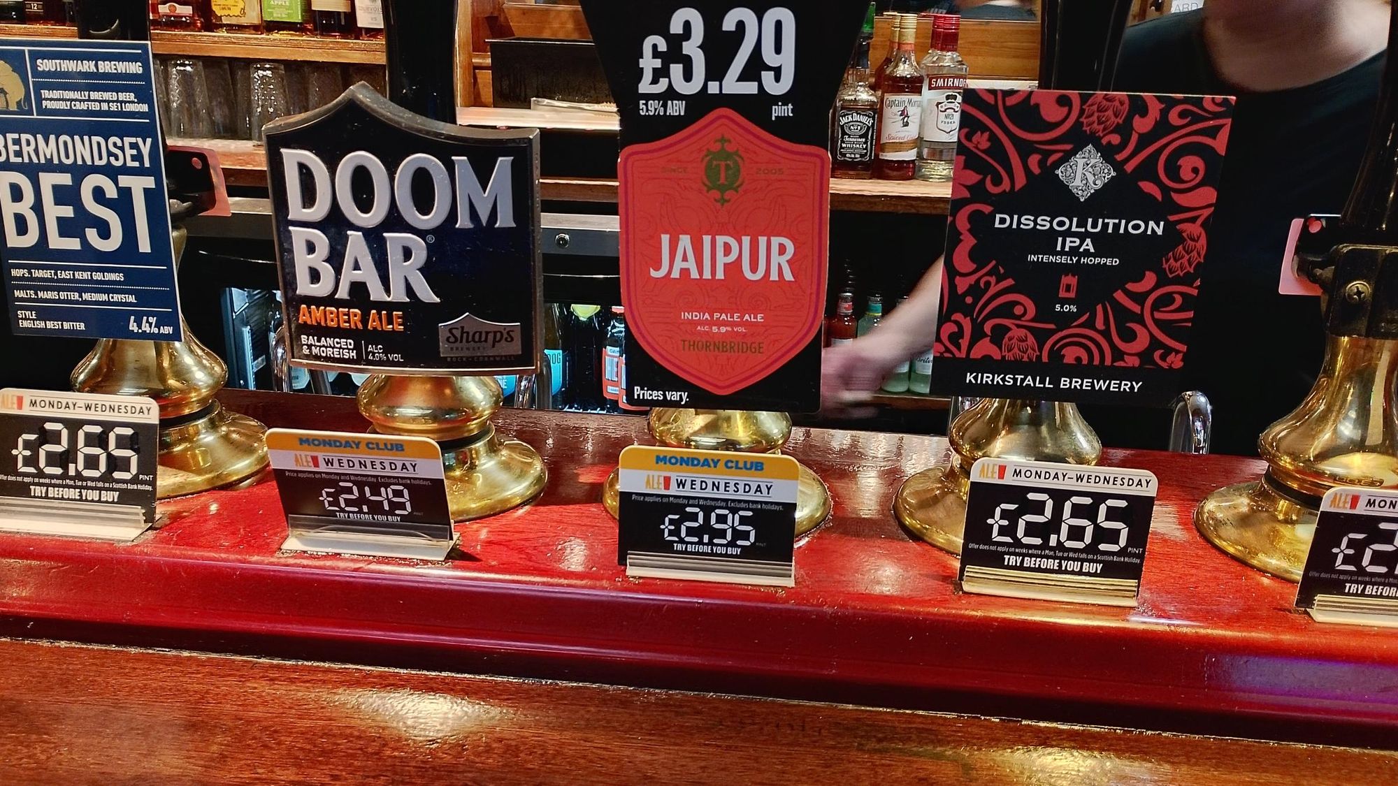 Beer selection on 17 Sept 25. (Bar). Published on 20-09-2025