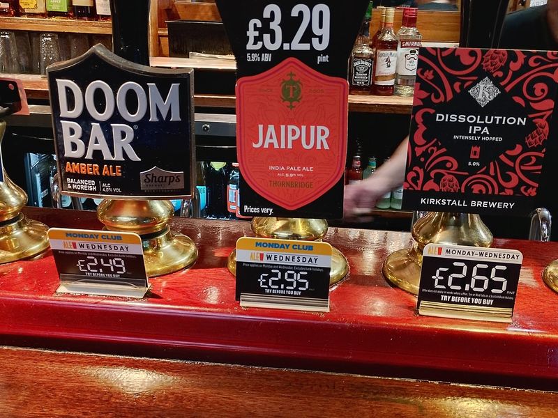 Beer selection on 17 Sept 25. (Bar). Published on 20-09-2025 
