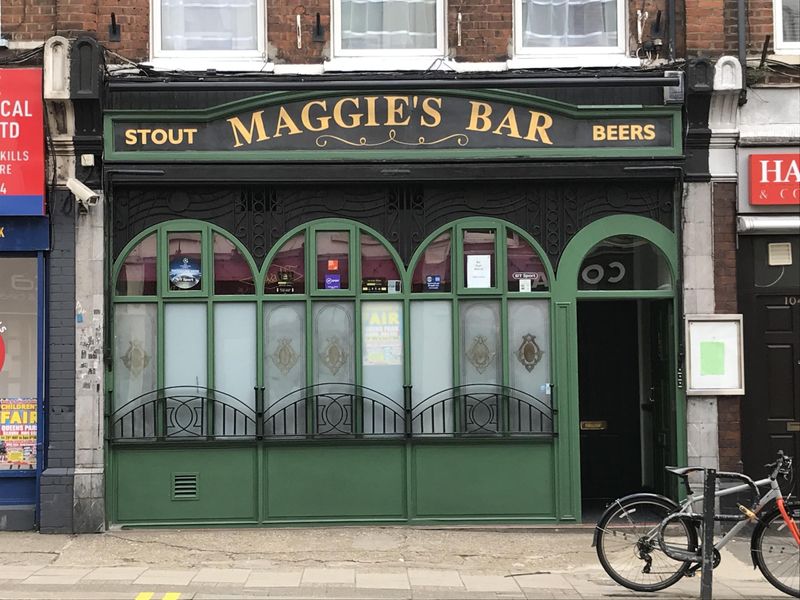 Maggie's Bar Kensal Rise May 2021. (Pub, External, Bar, Sign, Key). Published on 25-06-2021