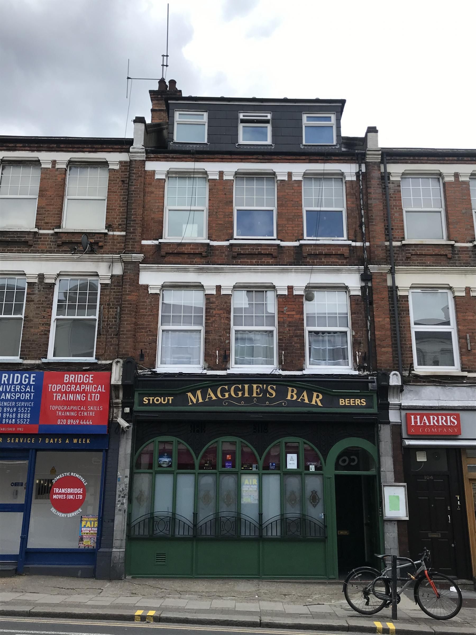 Maggie's Bar Kensal Rise exterior May 2021. (Pub, External, Bar). Published on 25-06-2021