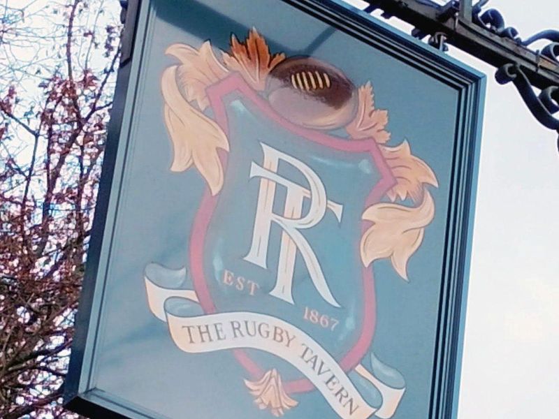 Taken Feb 2026. (Pub, External, Sign). Published on 11-02-2026 
