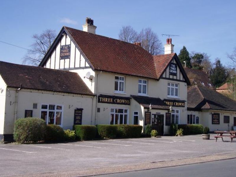 Three Crowns, Ashurstwood. (Pub, External, Key). Published on 24-12-2012