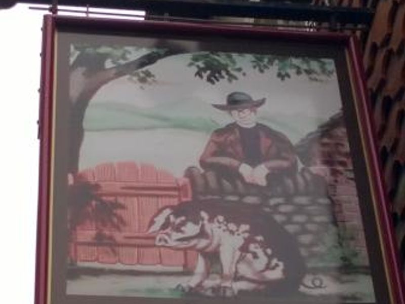 Parsons Pig, Crawley, West Sussex, Pub Sign. (Pub, Sign). Published on 20-08-2015