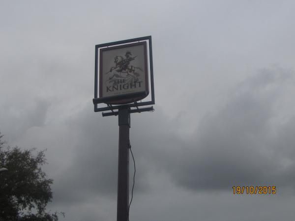 THE KNIGHT. (Pub, Sign). Published on 26-10-2015