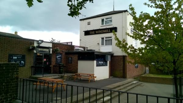 Windmill, Gossops Green, Crawley. (Pub, External, Key). Published on 17-08-2015