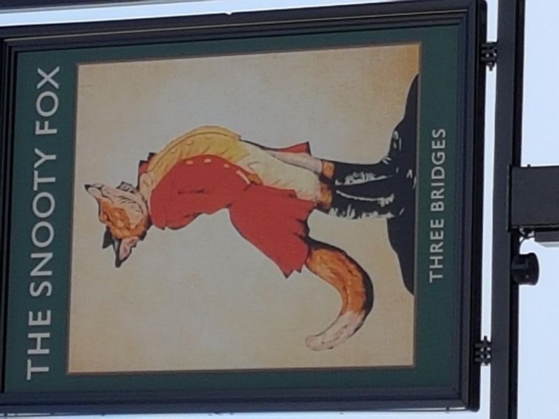 Snooty Fox pub sign. (Pub, Sign). Published on 28-05-2018
