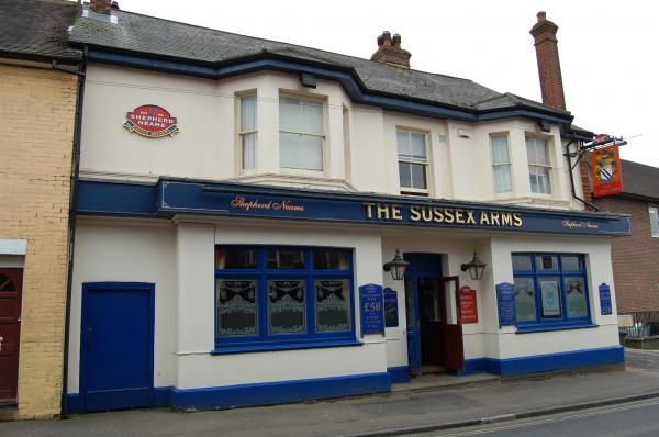 Sussex Arms, East Grinstead. (Pub, External, Key). Published on 27-12-2012