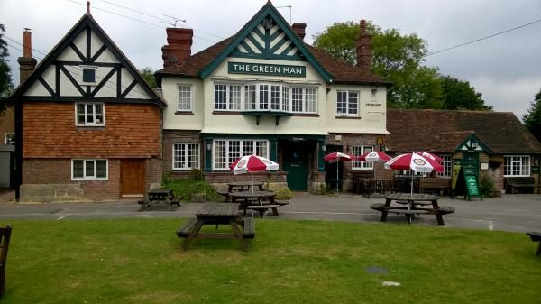 Green Man, Horsted Keynes, West Sussex. (Pub, External, Key). Published on 20-08-2015