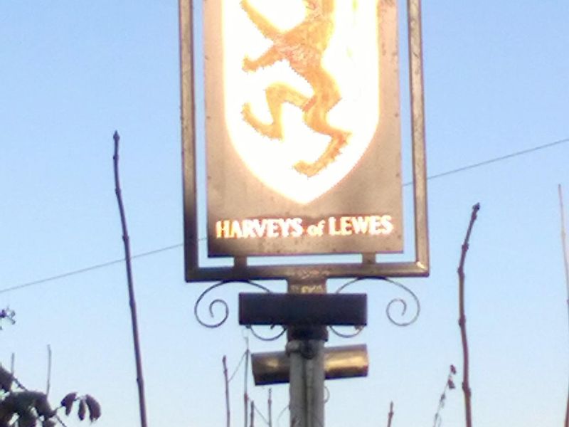 Red Lion, Turners Hill pub sign. (Sign). Published on 04-03-2019