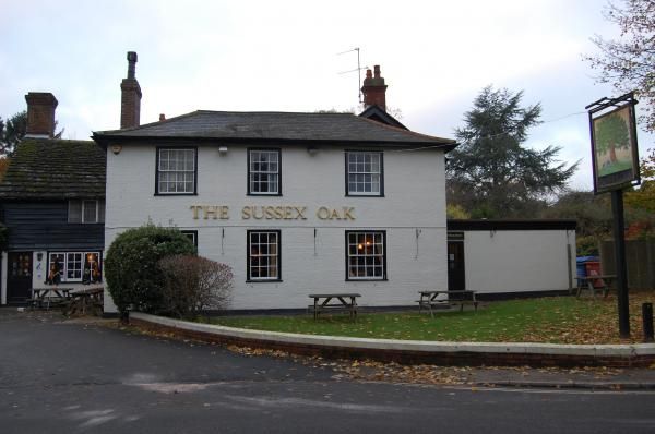 Sussex Oak - Warnham. (Pub, External, Key). Published on 16-12-2012