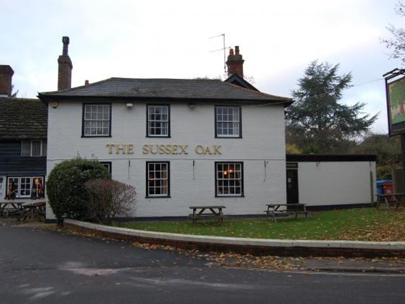 Sussex Oak - Warnham. (Pub, External, Key). Published on 16-12-2012