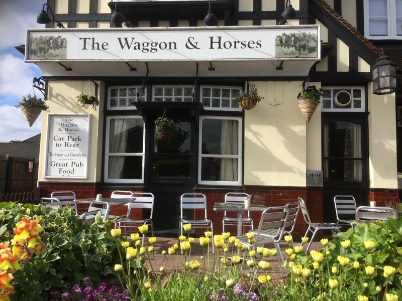 Waggon & Horses Patio. (Pub, External, Key). Published on 24-06-2017