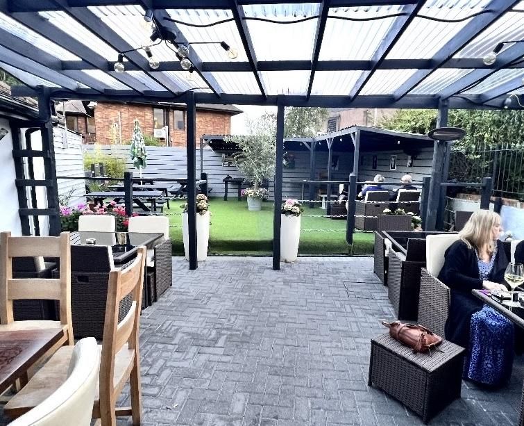 Thyme Tavern Garden. (Pub, Garden). Published on 08-08-2024