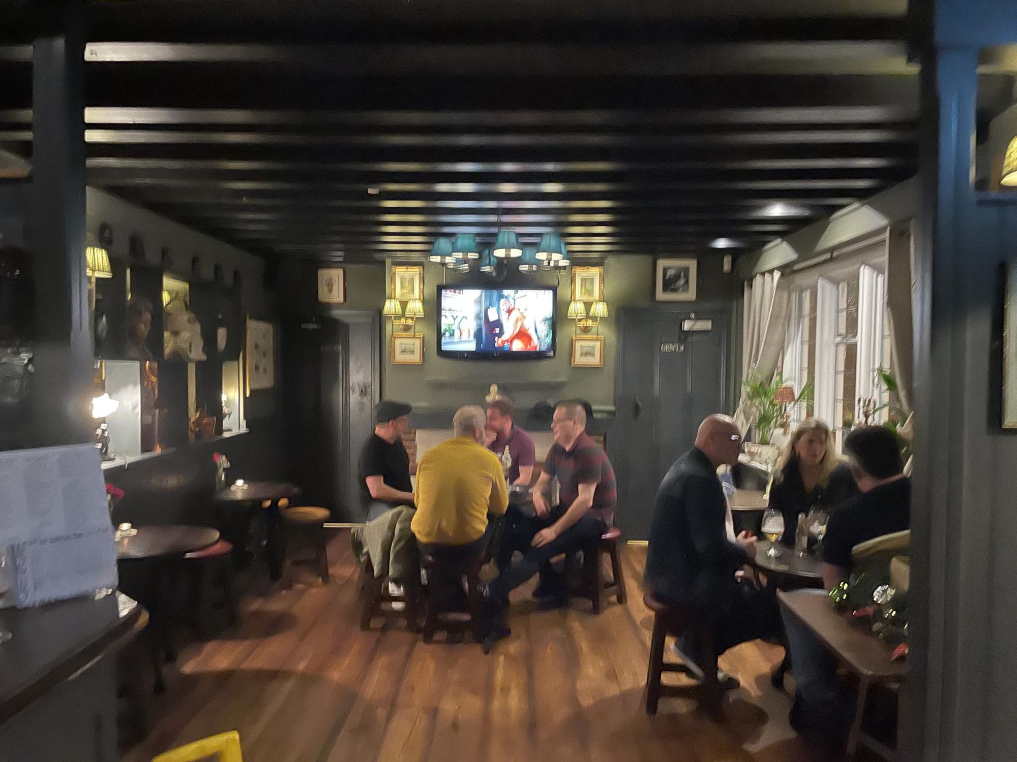 Crown Pub Egham - Side bar area. (Pub, Bar, Customers). Published on 14-11-2025