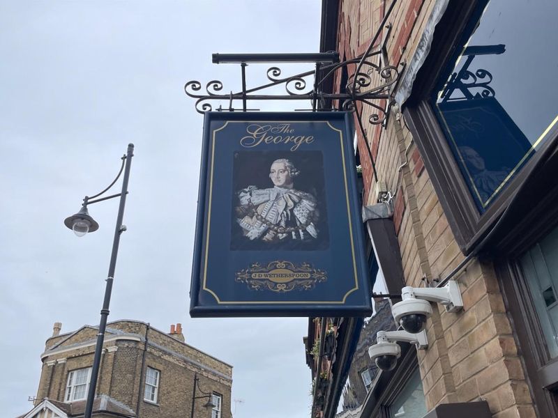 George Wetherspoons Pub Sign. (Pub, Sign). Published on 29-03-2026 