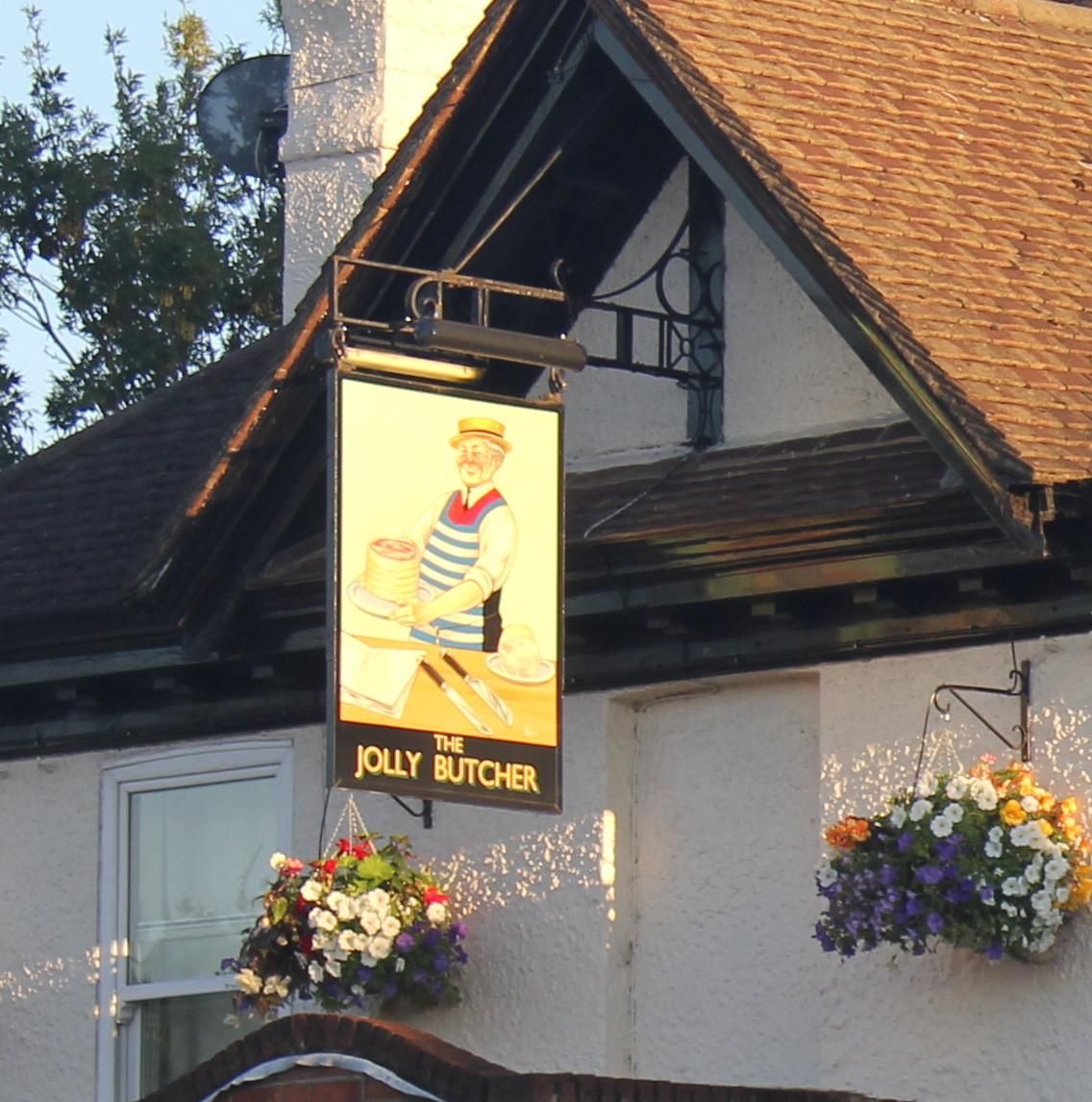 Jolly Butcher Sign. (External, Sign). Published on 23-05-2017