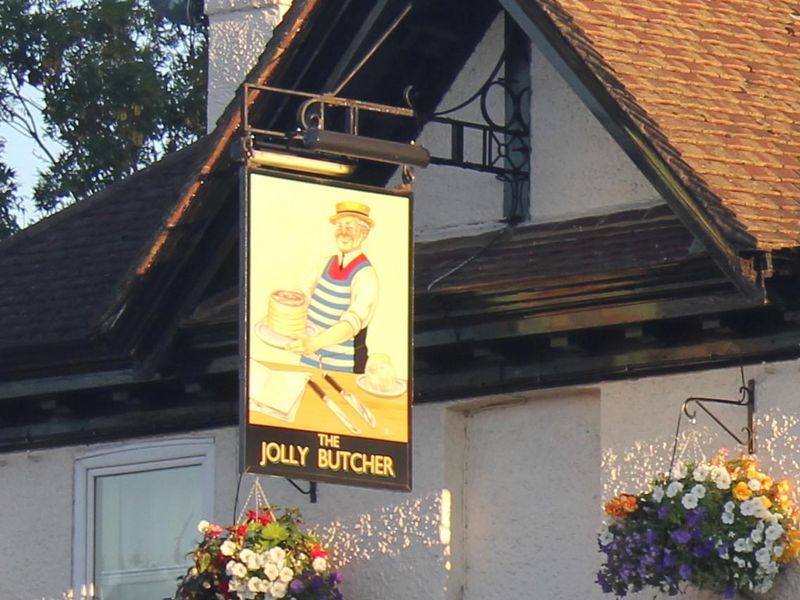Jolly Butcher Sign. (External, Sign). Published on 23-05-2017 