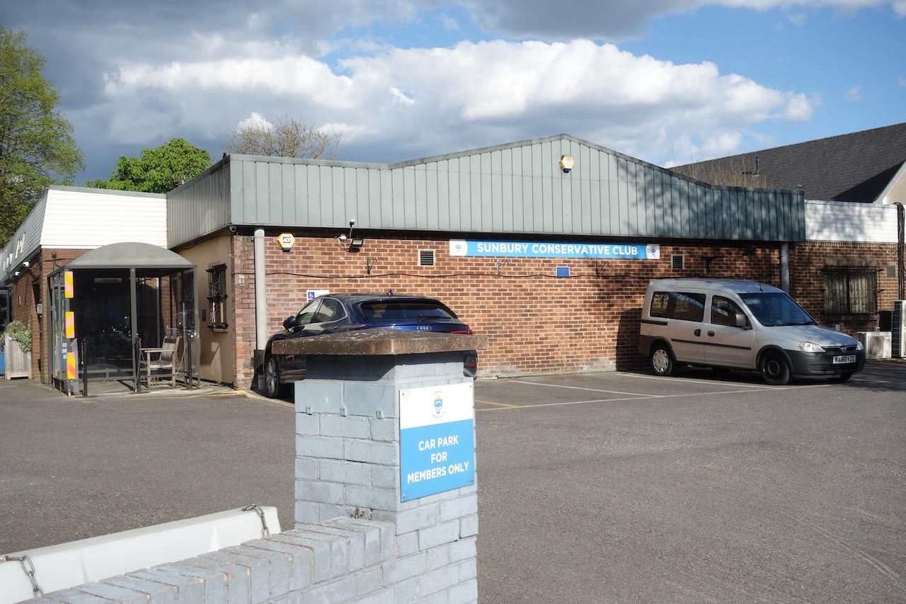 Sunbury Con Club Exterior. (External, Key). Published on 20-04-2025