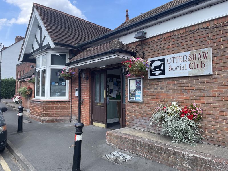 Ottershaw Social Club 1 Front Entrance. (External, Key). Published on 03-08-2026