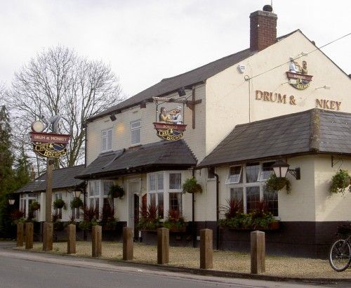 Drum & Monkey, Dorridge. (Pub, External). Published on 18-03-2014