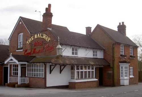 The Railway, Dorridge. (Pub, External). Published on 18-03-2014