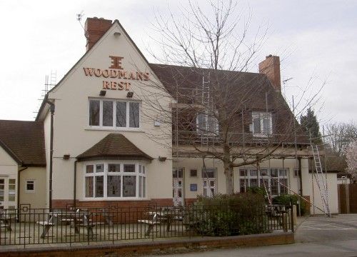 Woodman's Rest, Shirley. (Pub, External). Published on 18-03-2014