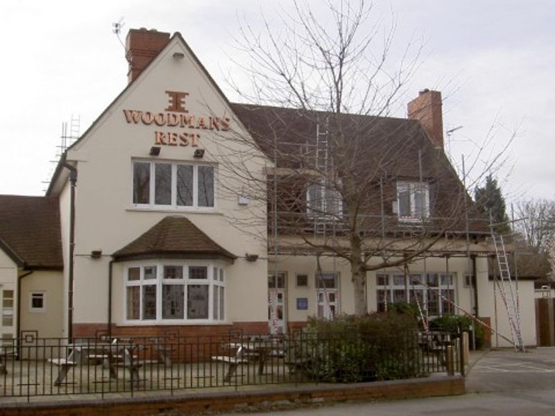Woodman's Rest, Shirley. (Pub, External). Published on 18-03-2014