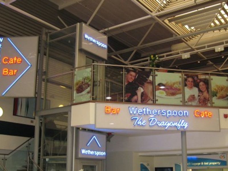 The Dragonfly - airside, Birmingham International Airport. (Pub, External). Published on 19-03-2014 