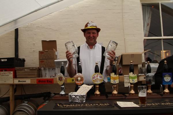 Mike at the Beer festival. (Publican). Published on 29-08-2012