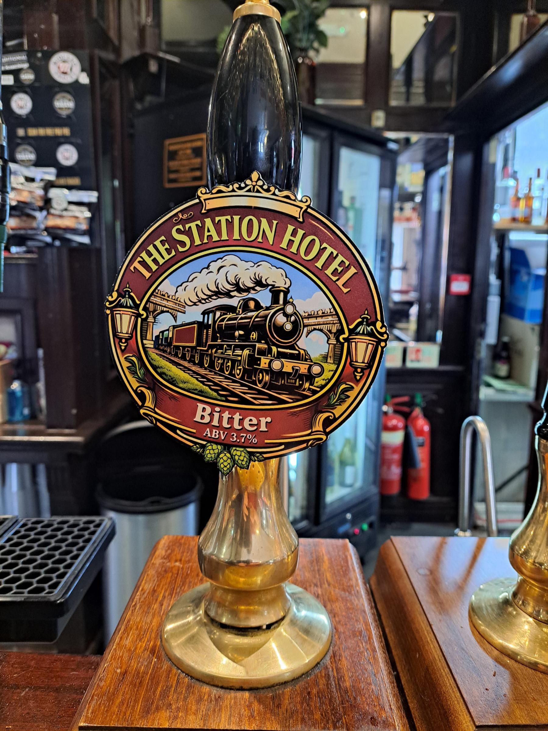 Station Hotel Penrith own ale handpull. (Pub, Bar). Published on 15-06-2026